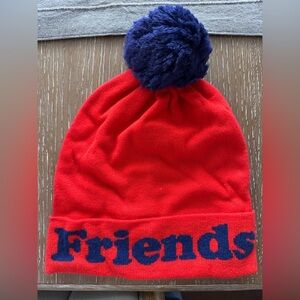 Band of Outsiders c Neiman Marcus for Target collaboration red “Friends” beanie